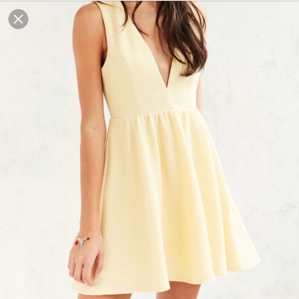 Beautiful Yellow Lucca Dress Urban Outfitters